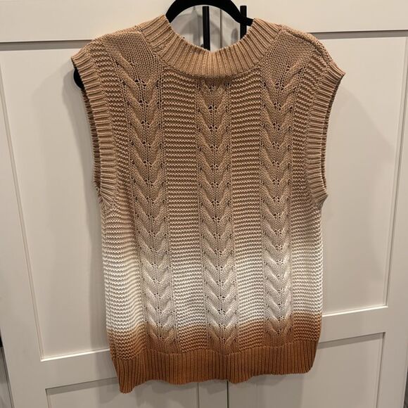 The Drop Women's Camille Cable Sweater Vest - S Great Condition - Picture 4 of 7